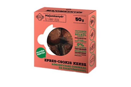 Majomkenyér Epres-Csokis Keksz 50g