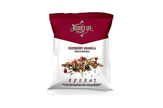 Hester's Life Veryberry Ribizlis Granola 60g