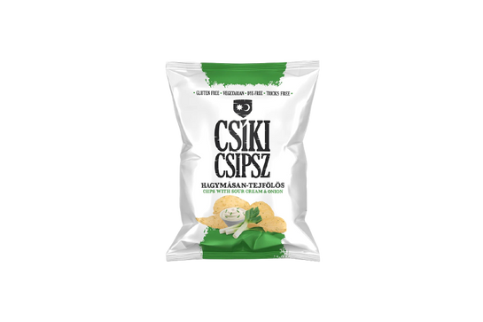 Csíki Csipsz Hagymásan Tejfölös Chips 50g