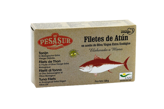 Pesasur Tonhal Filé Bio Extra Szűz Olívaolajban 120g