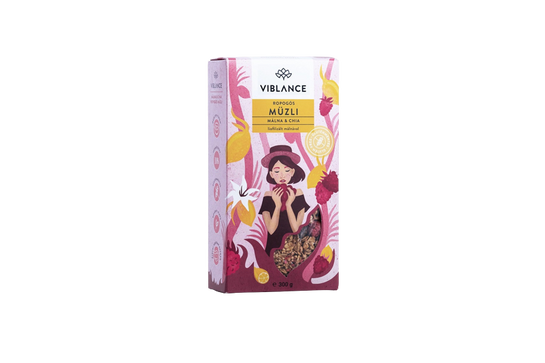Viblance Málnás-Chia Magos Müzli 300g