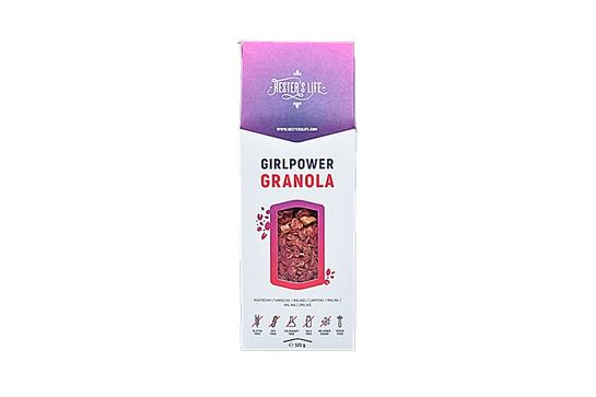 Hester's Life Girlpower Málnás Granola 320g