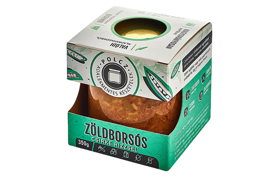 Polcz Zöldborsós Csirke Rizzsel 350g