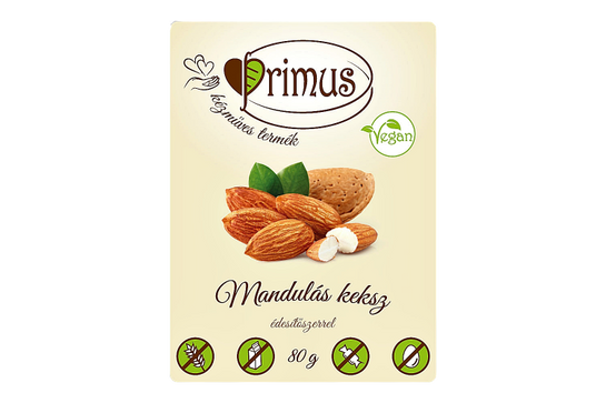 Primus Keksz Mandulás 80g