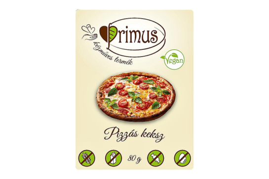 Primus Keksz Pizzás 80g