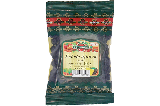Naturfood Aszalt Fekete Áfonya 100g