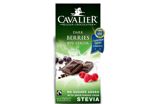 Cavalier Belga Étcsokoládé Bogyós Gyümölcsös 85g