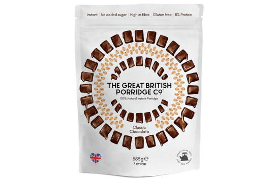 The Great British Porridge Co. Zabkása Csokoládés 385g