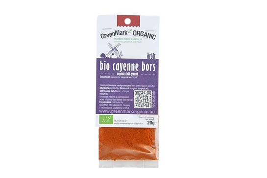 Greenmark Bio Cayenne Bors Őrölt 20g