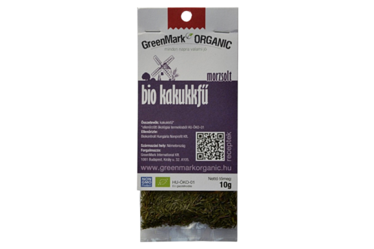 Greenmark Bio Kakukkfű Morzsolt 10g