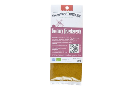 Greenmark Bio Curry Fűszerkeverék 20g