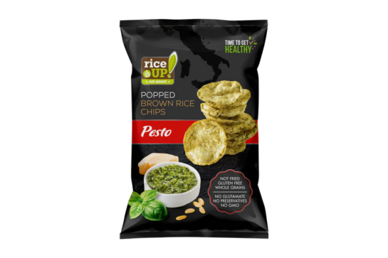 Rice UP! Barna Rizs Chips Pesto 60g