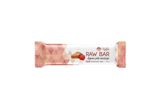 Kette Raw Bar Gyümölcsszelet Almás Pite 40g