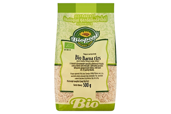 Biopont Bio Barna Rizs Gyorsfőzésű 500g
