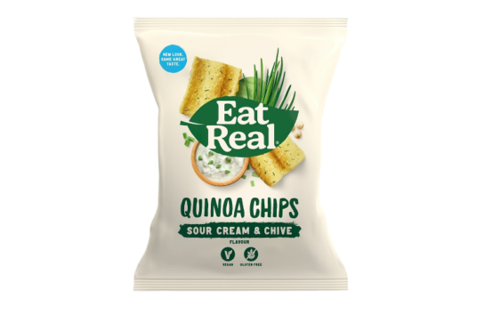 Eat Real Quinoa Chips Tejföl-Snidling 30g
