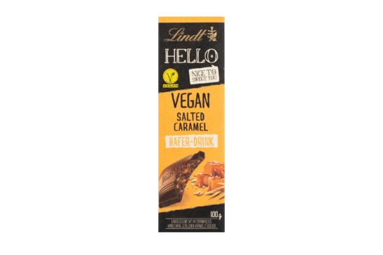 Lindt Hello Vegan Sós Karamellás Csokoládé 100g