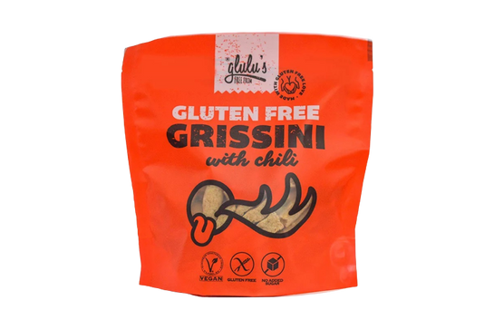Glulu Freeform Chilis Grissini 100g