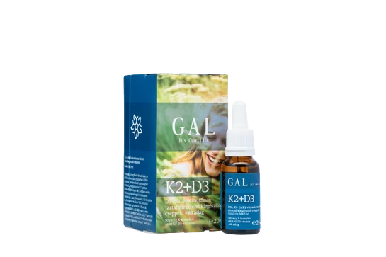 GAL K2+D3-vitamin 500 mcg 60 adag