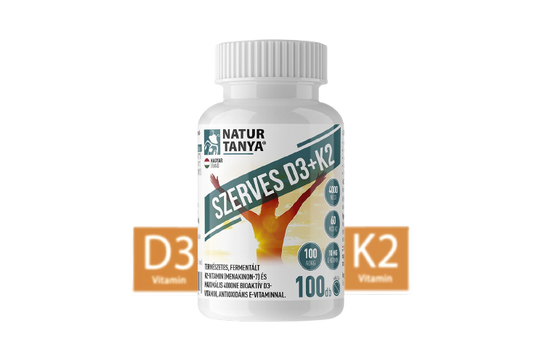 Natur Tanya® Szerves D3 és K2-vitamin