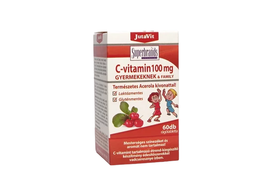 JutaVit C-vitamin Gyerek 100mg 60db