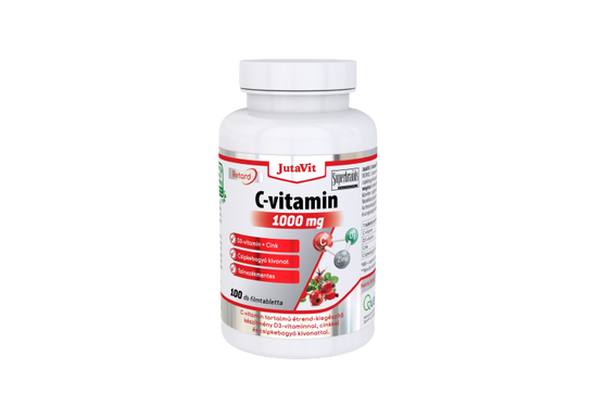 JutaVit C-vitamin 1000mg Retard+Csipkebogyó+D3+Cink 100db