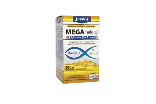 JutaVit Mega Halolaj Omega-3 100db