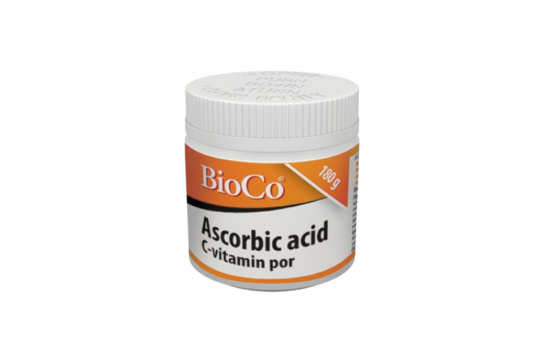 BioCo Ascorbic Acid C-vitamin Por 180g