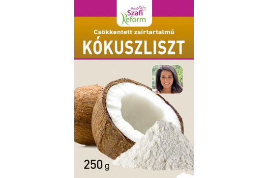 Szafi Reform Csökkentett Zsírtartalmú Kókuszliszt 250g