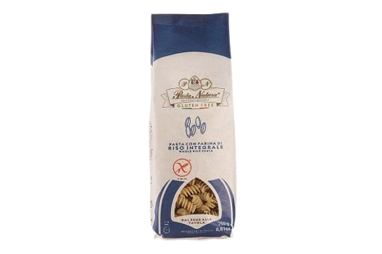 Pasta Natura Barna Rizs Tészta Fusilli 250g