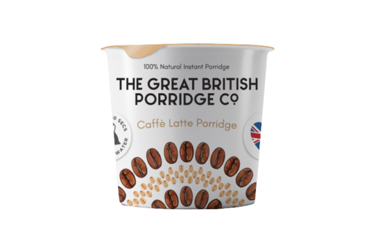 The Great British Porridge Co. Instant Zabkása Caffé Latte 60g