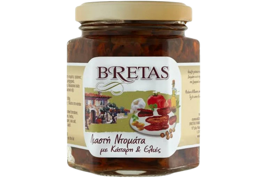 Bretas Szárított Paradicsom Olíva- és Kapribogyóval 190g/180g