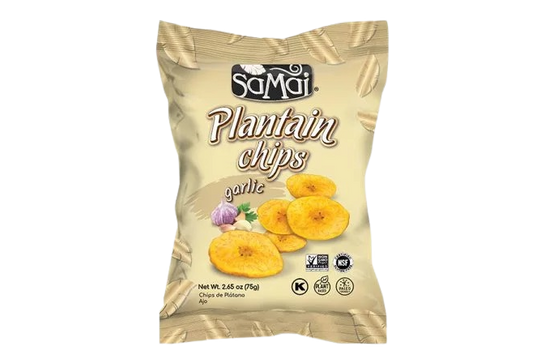 Samai Plantain Chips Fokhagymás 75g