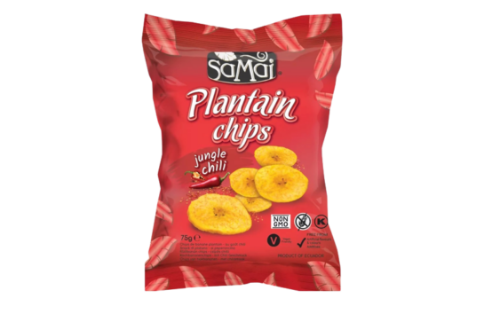 Samai Plantain Chips Édes Chilis 75g
