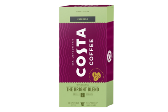 Costa Coffee Kávékapszula Bright Blend 10db
