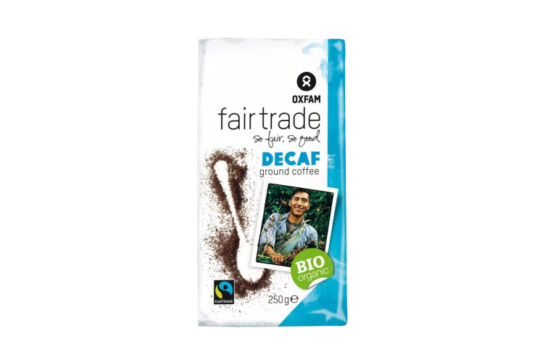 Oxfam Bio Fair Trade Darált Koffeinmentes Kávé 250g