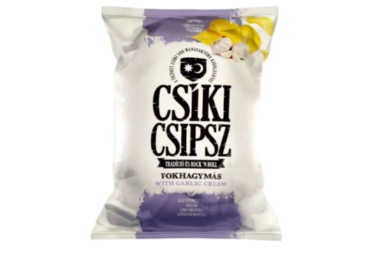 Csíki Csipsz Fokhagymás Chips 70g