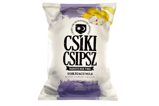 Csíki Csipsz Fokhagymás Chips 70g