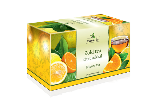 Mecsek Zöld Tea Citrusokkal 20 filter