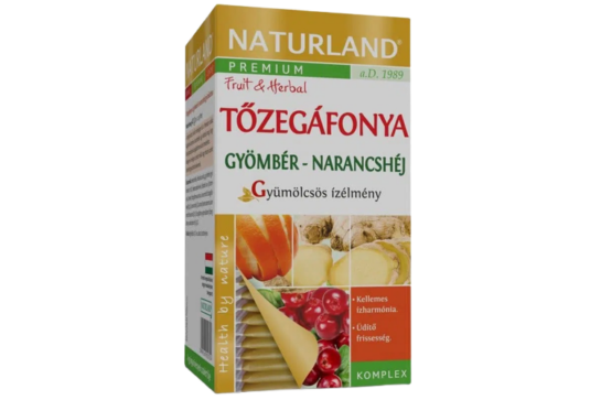 Naturland Tea Tőzegáfonya-Gyömbér-Narancs 20 filter