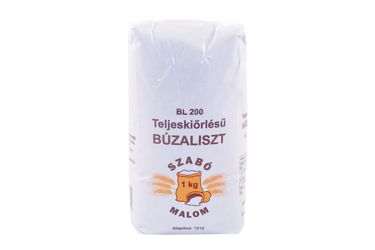 Szabó Malom Teljes Kiőrlésű Búzaliszt Bl200 1000g
