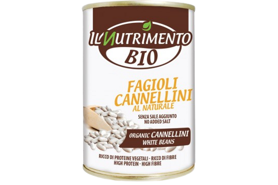 Il Nutrimento Bio Fehérbab Konzerv 400g