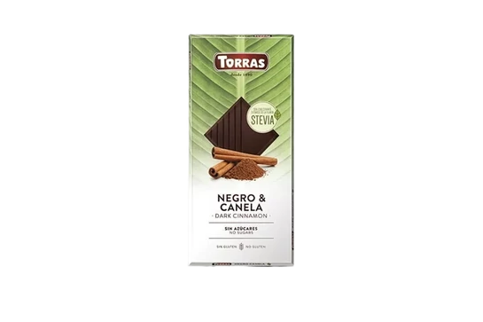 Torras Étcsokoládé Fahéjas 125g