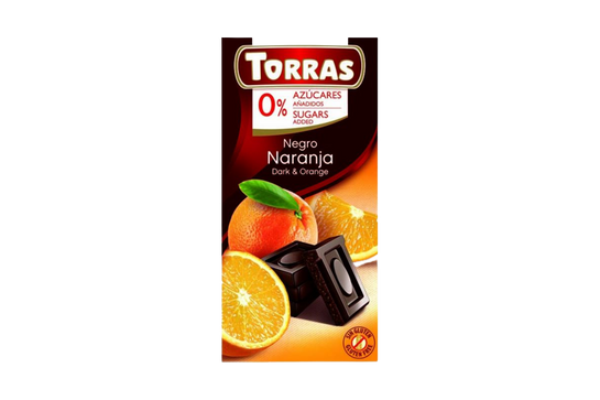 Torras Étcsokoládé Narancsos 75g