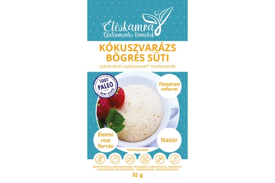 Éléskamra Kókuszvarázs Paleo Bögrés Süti 52g