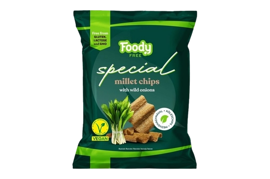 Foody Free Gluténmentes Special Köles Chips Medvehagymás 45g