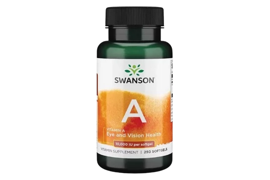 Swanson A-Vitamin 10000NE Kapszula 250db