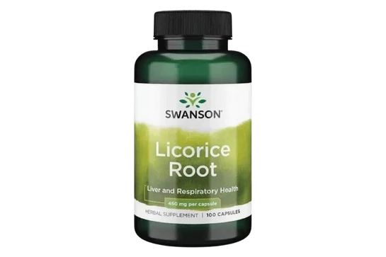 Swanson Licorice Root (Édesgyökér) 450mg Kapszula 100db