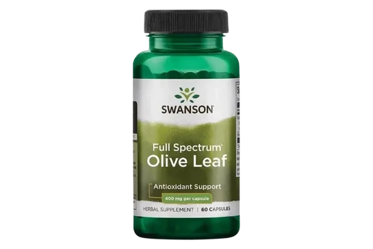 Swanson Olive Leaf (Oliva Levél) 400mg Kapszula 60db