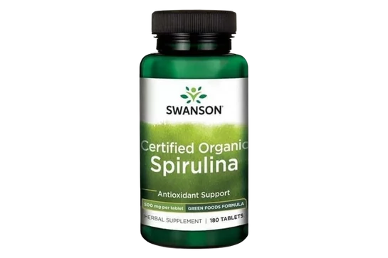 Swanson Organikus Spirulina Alga Tabletta 180db