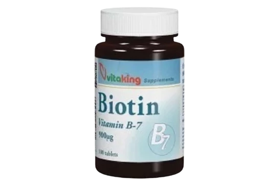 Vitaking Biotin 900mcg B-7 Tabletta 100db